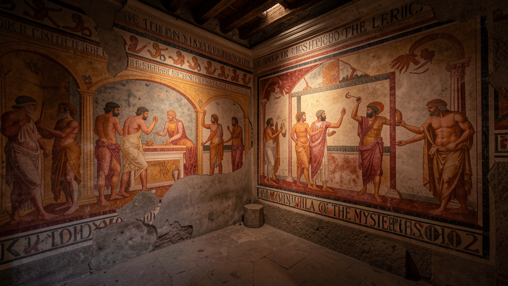 Villa of the Mysteries in Pompeii
